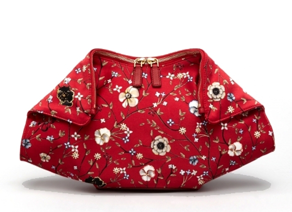 McQueen silk clutch
