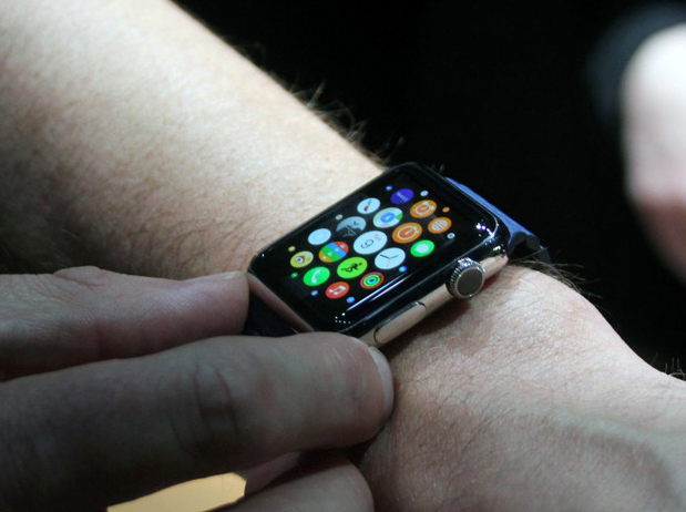 Apple Watch on the wrist