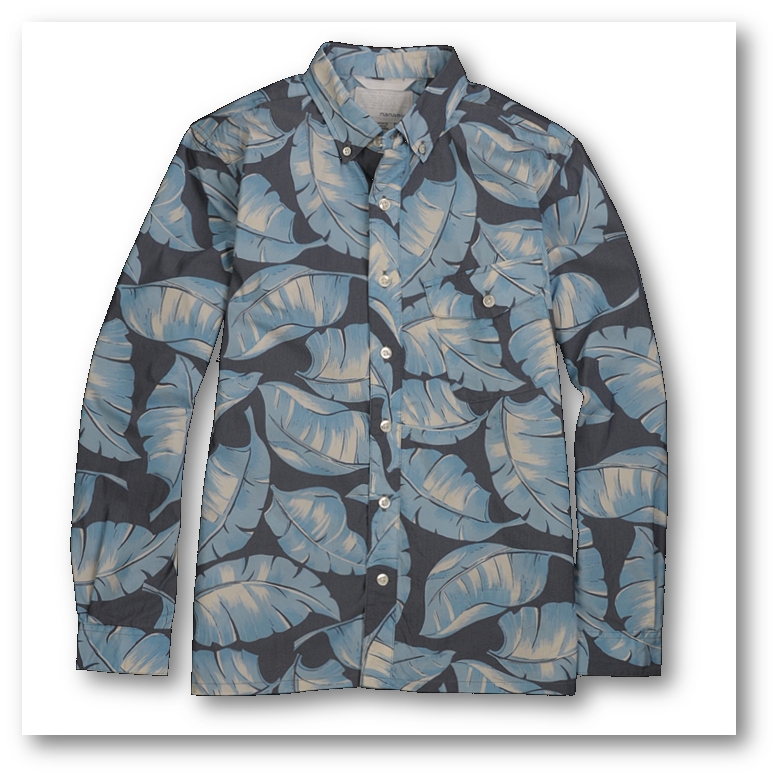 Nanamica printed shirt SS 2015