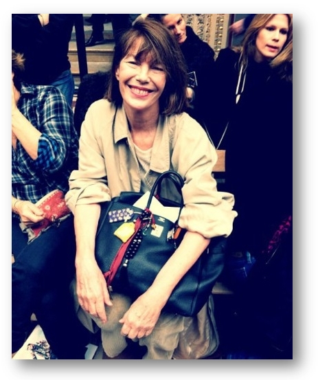 Jane Birkin with her namesake bag