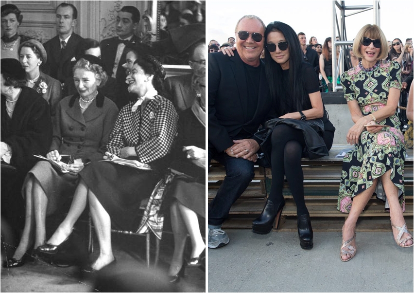 Carmel Snow and Anna Wintour