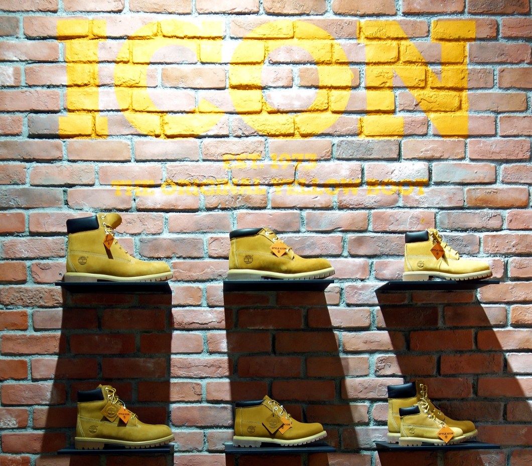 Timberland Yellow Boot wall