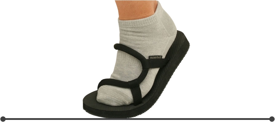Montbell Sock-On Sandals with socks