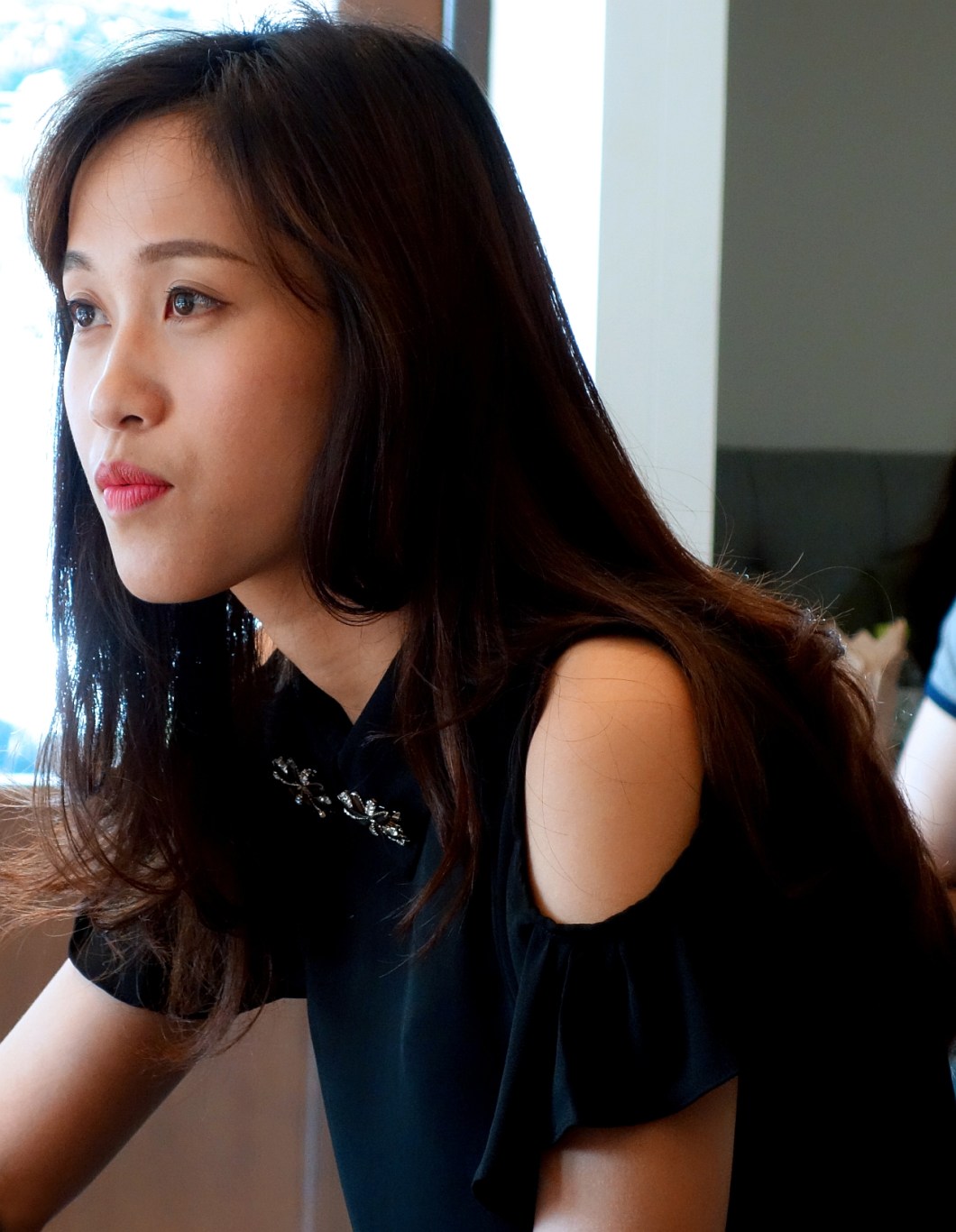 Cold shoulder girl in BKK