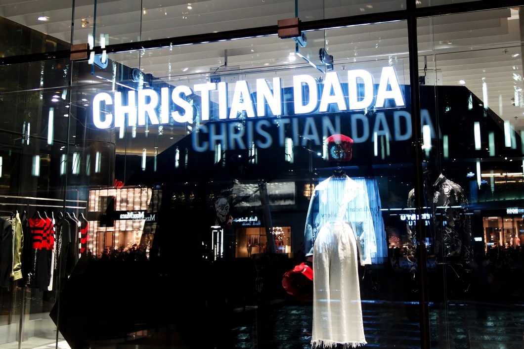 Christian Dada shop front