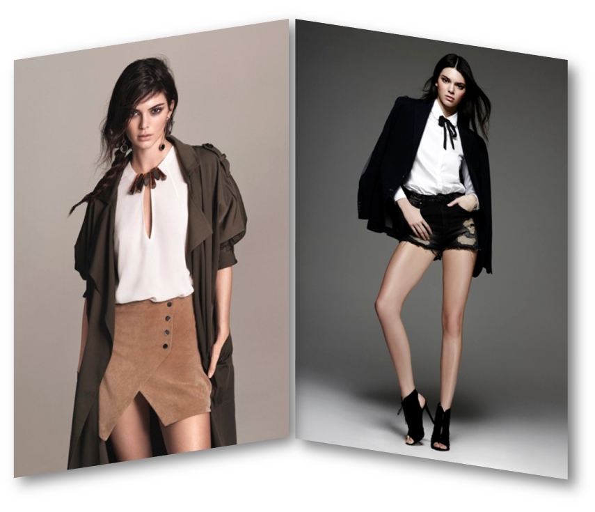 Kendall Jenner for Mango &amp; CPS Chaps SS 2016