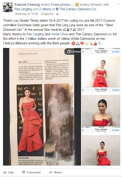 Francis Cheong's post on FB