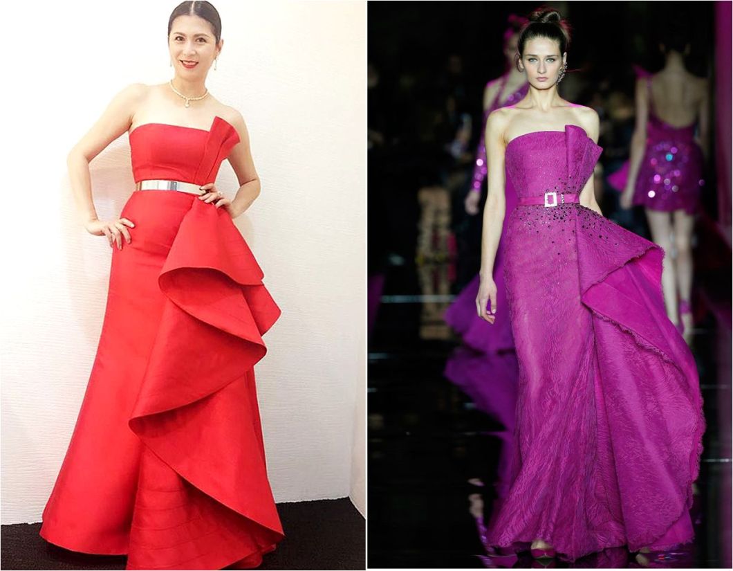 Pan Ling Ling in Francis Cheong & Zuhair Murad Couture