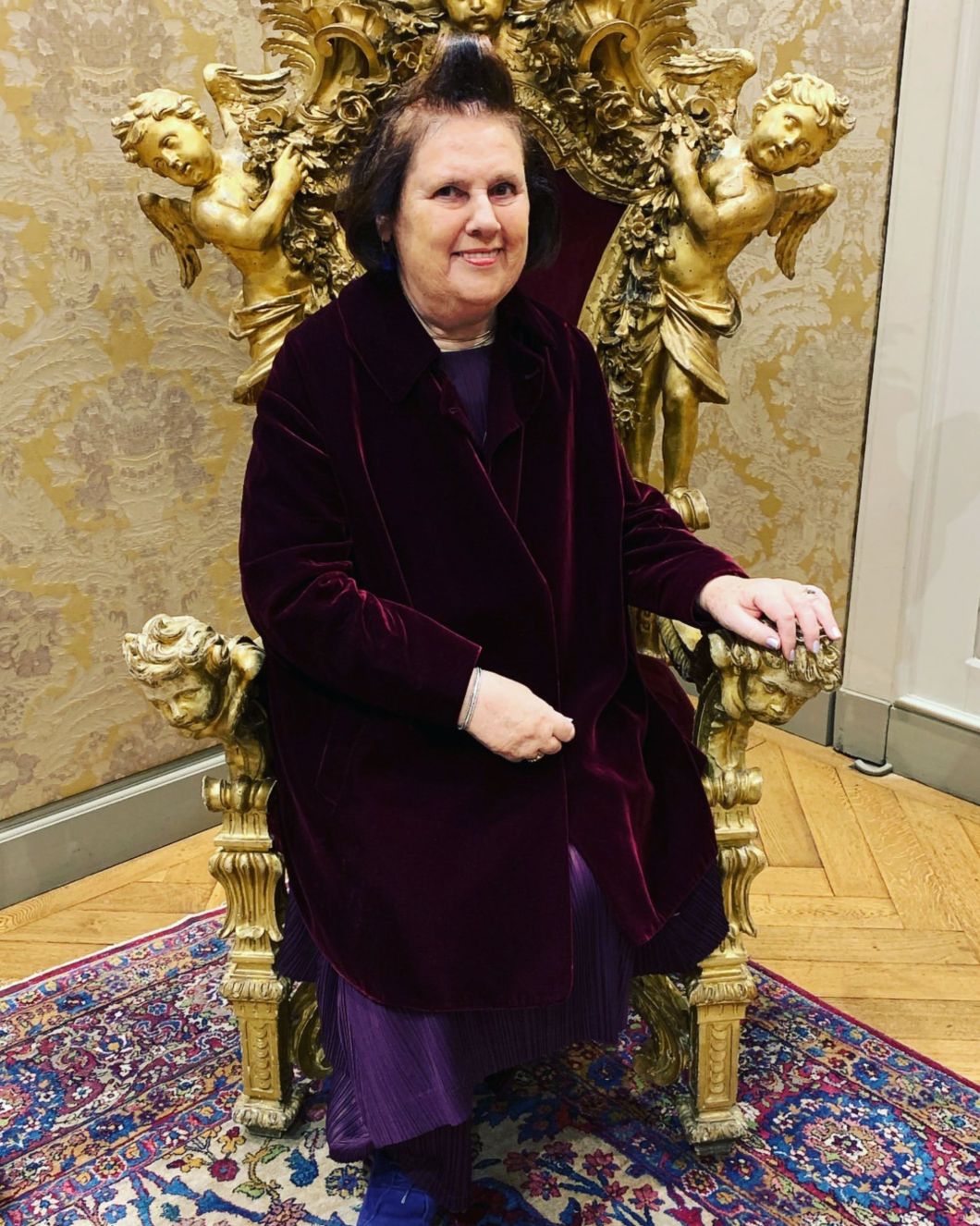 Suzy Menkes @ D&G Alta Moda IG pic