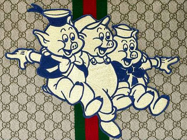 gucci x three little pigs