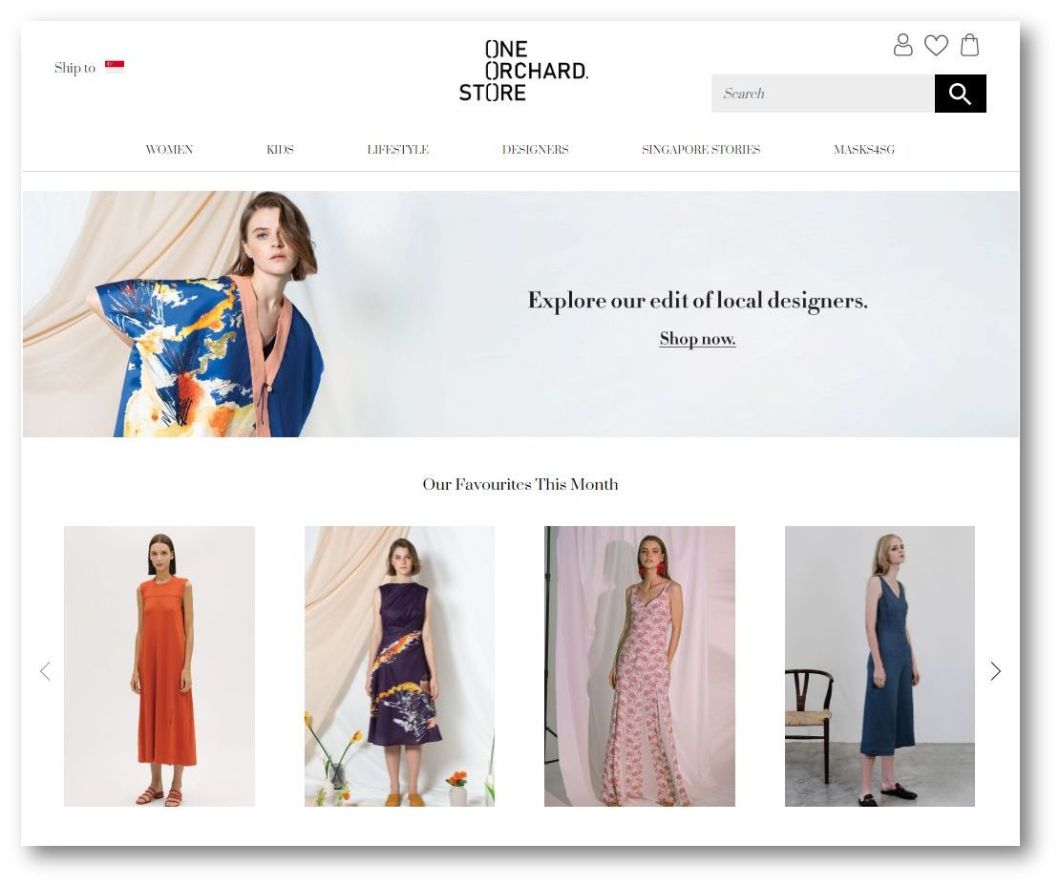 OOS homepage June 2020